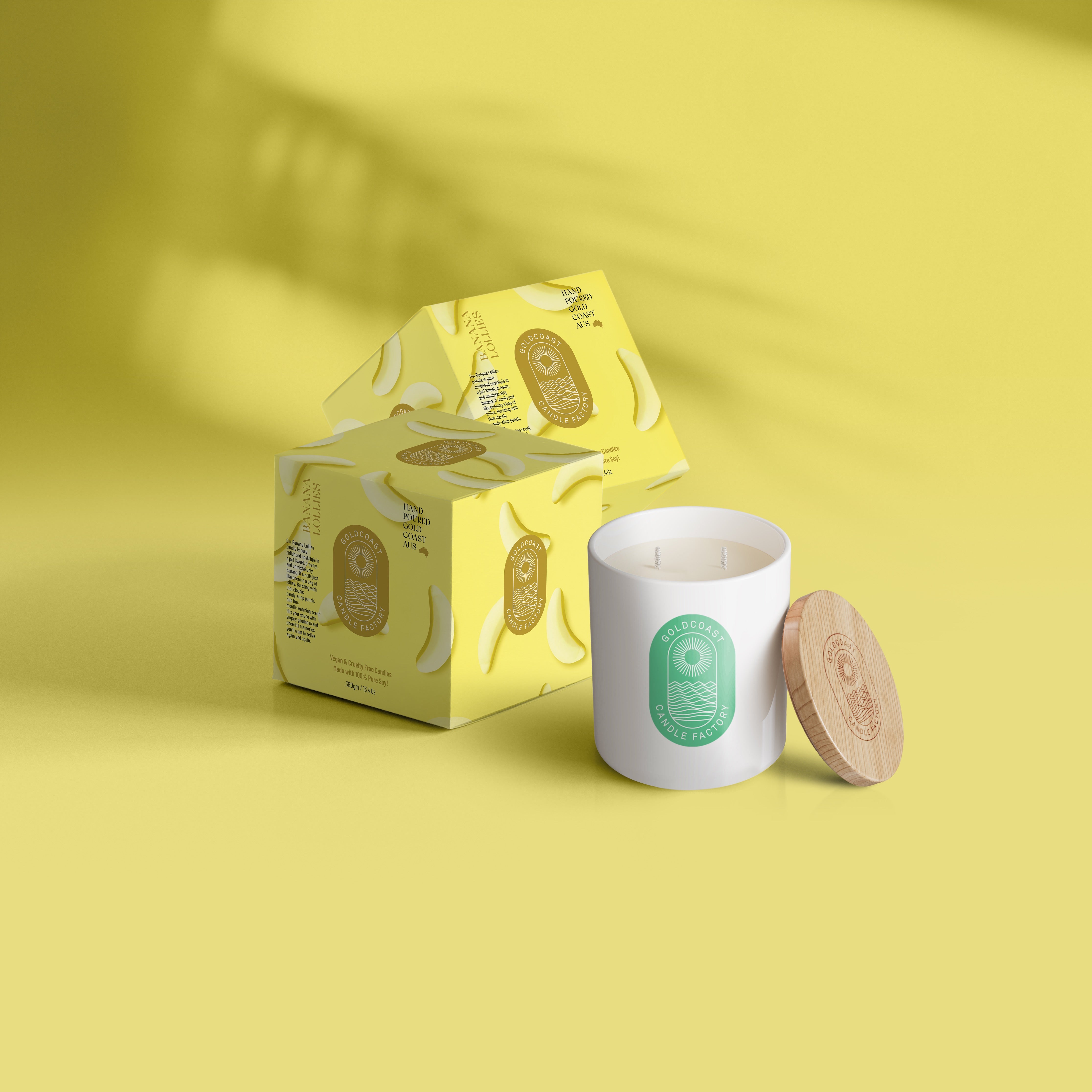 Banana Lollies Candle 380g - NEW - Owners Choice