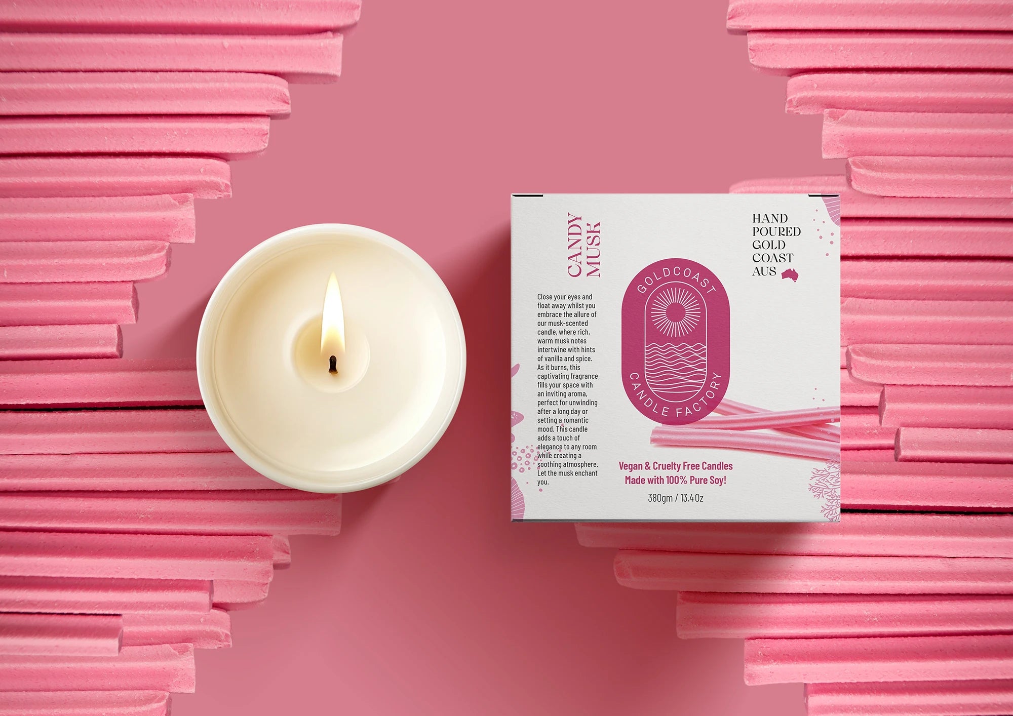 Candy Musk Candle 380g