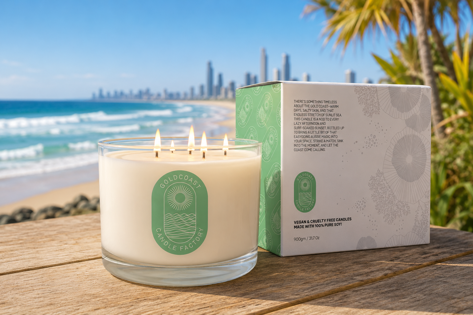 Fresh Roasted Coffee | 900gm Pure Soy Candle