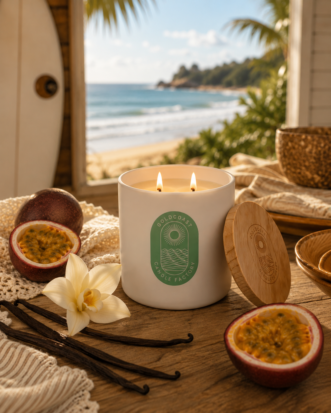 Vanilla Passion-Fruit | 380g Pure Soy Candle. BEST SELLER🔥