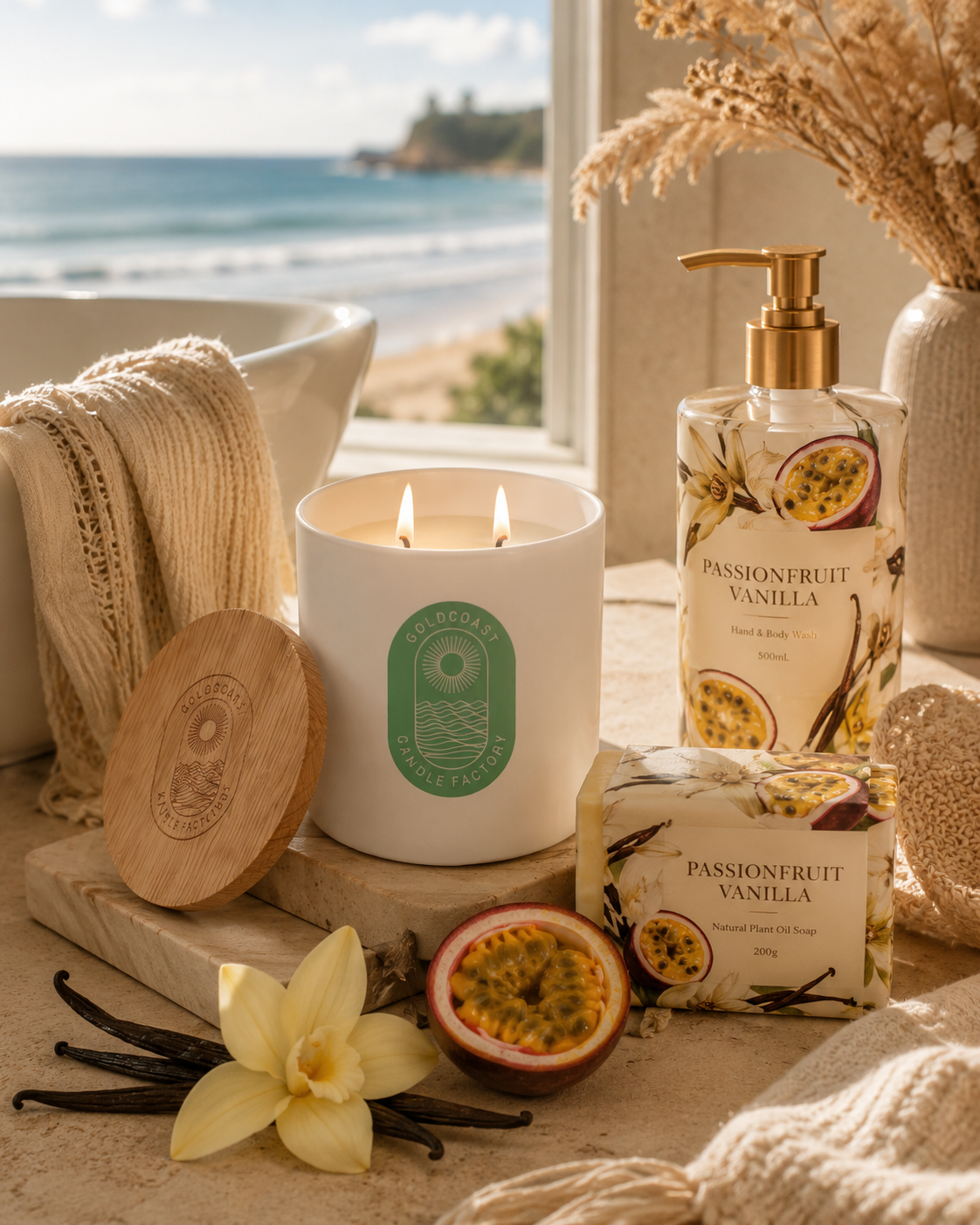 Vanilla Passion-Fruit | 380g Pure Soy Candle. BEST SELLER🔥