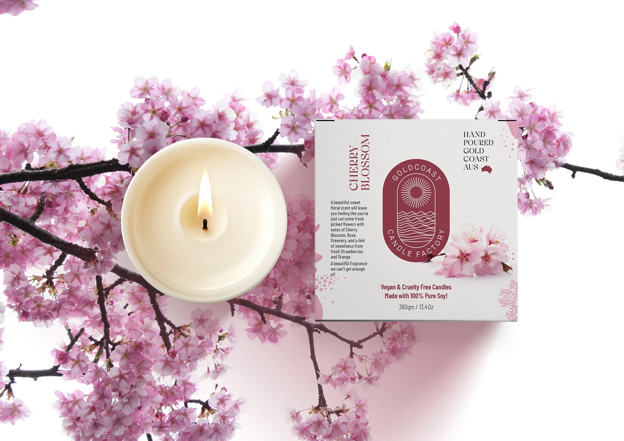 Cherry Blossom Candle 380g