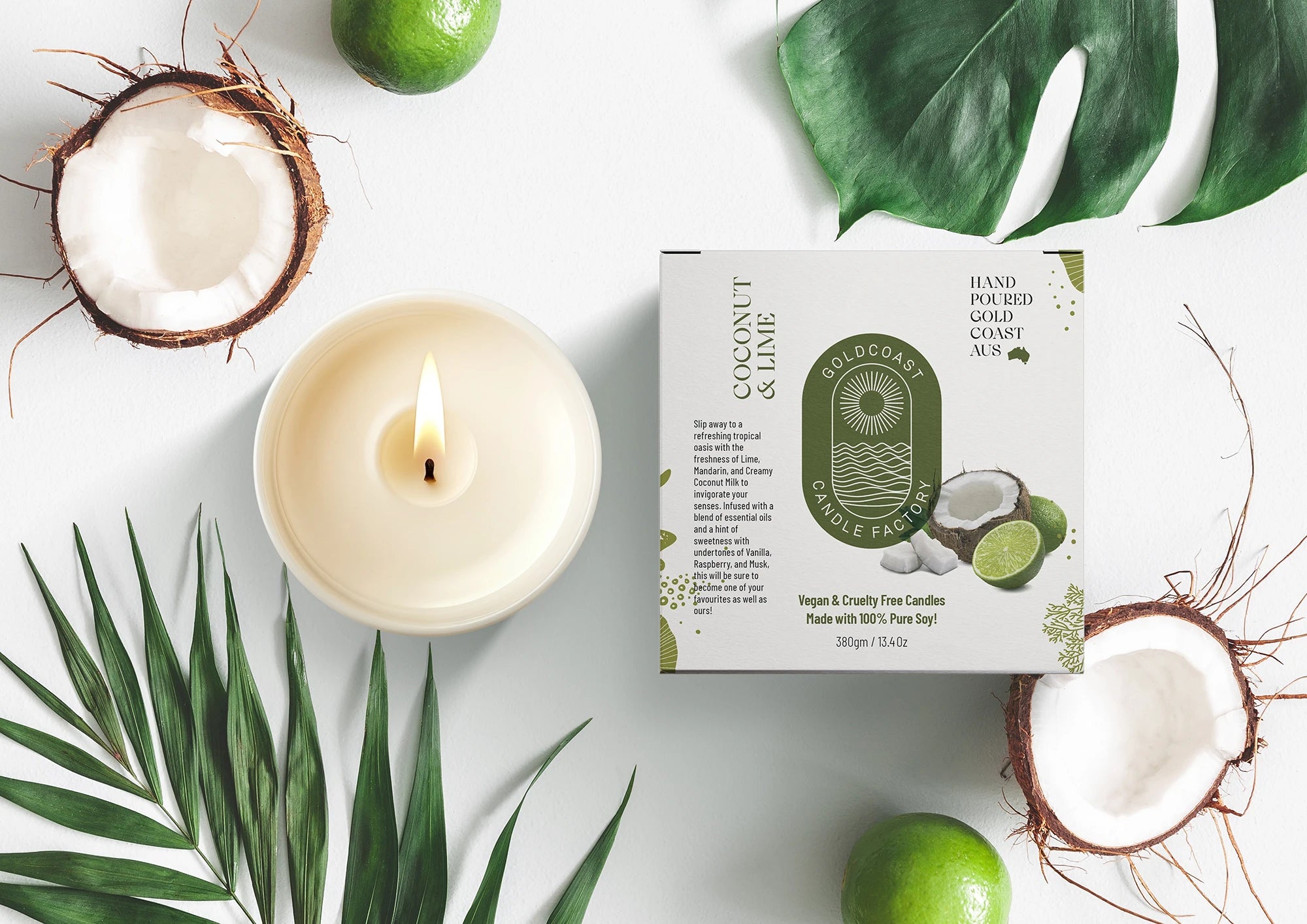 Coconut Lime Candle 380g