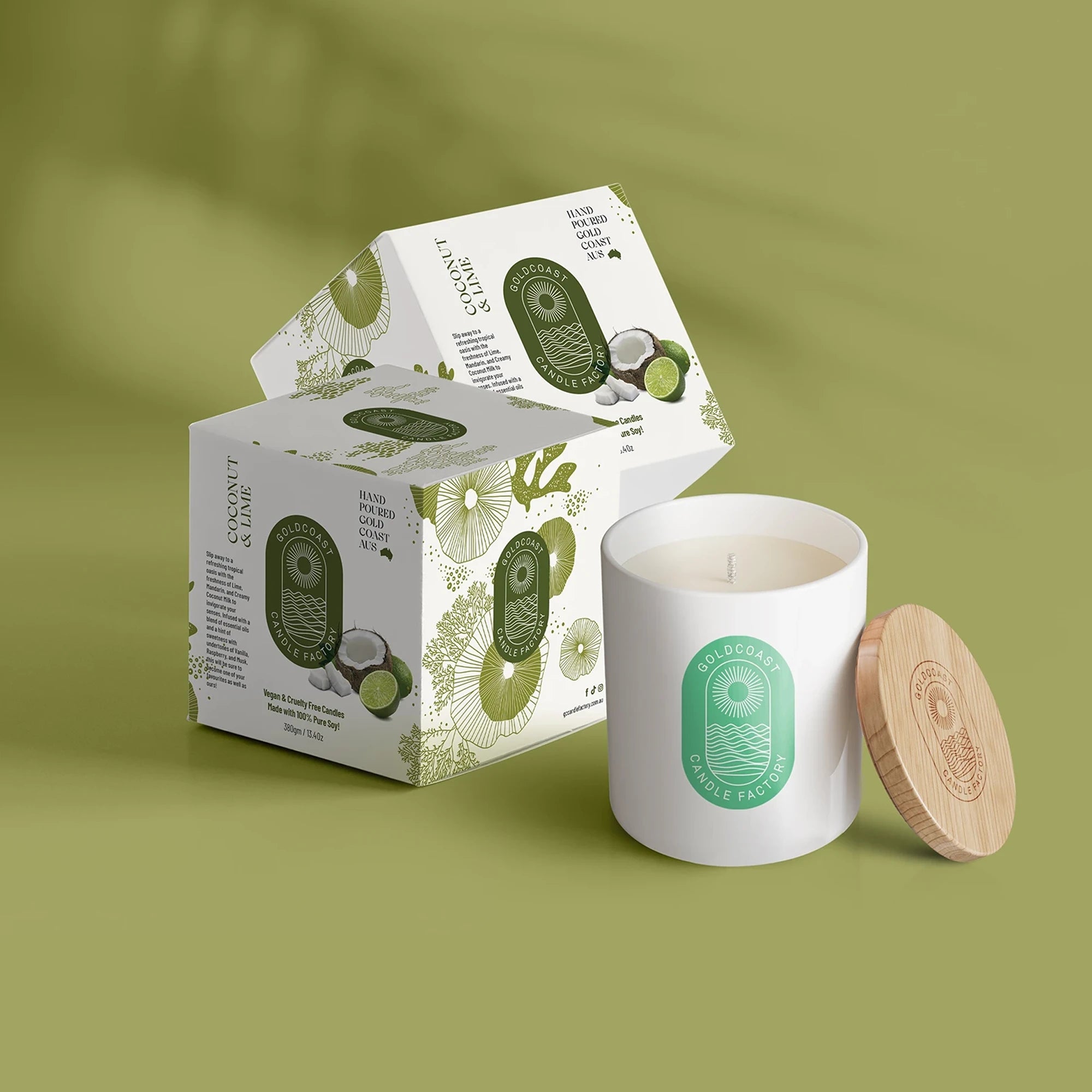 Coconut Lime Candle 380g