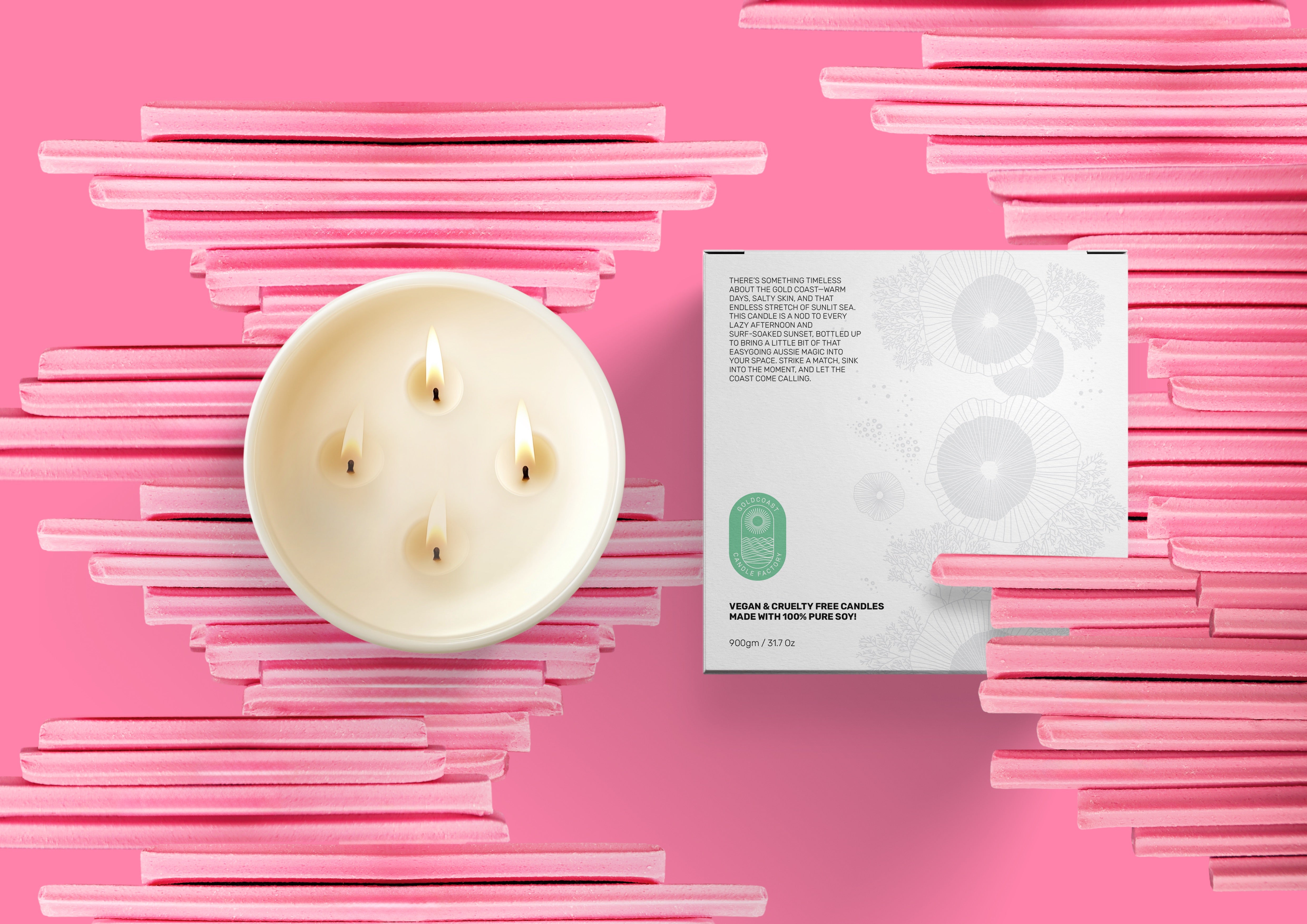 Candy Musk | 900g Pure Soy Candle