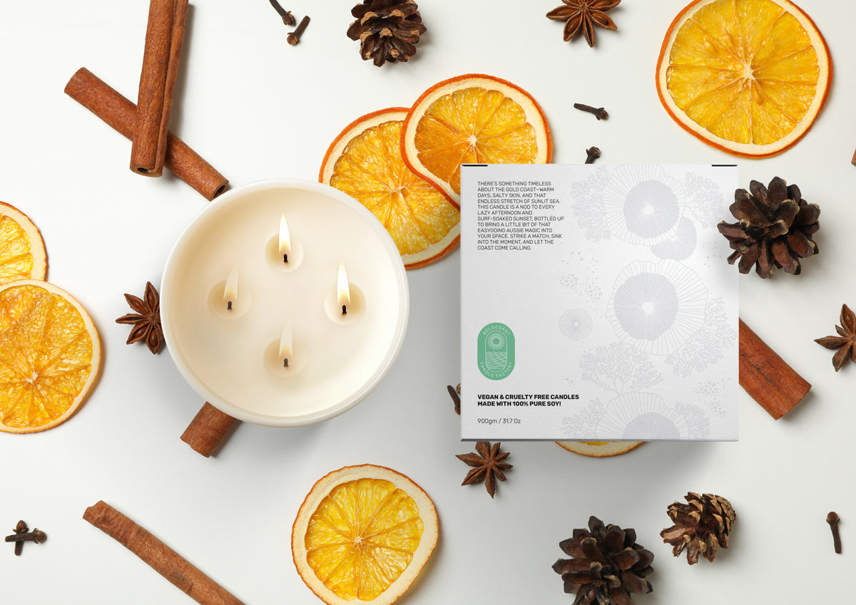 Orange-Cinnamon Candle