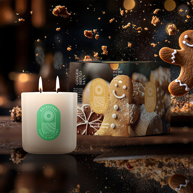 Gingerbread Man Signature Candle 380g - NEW
