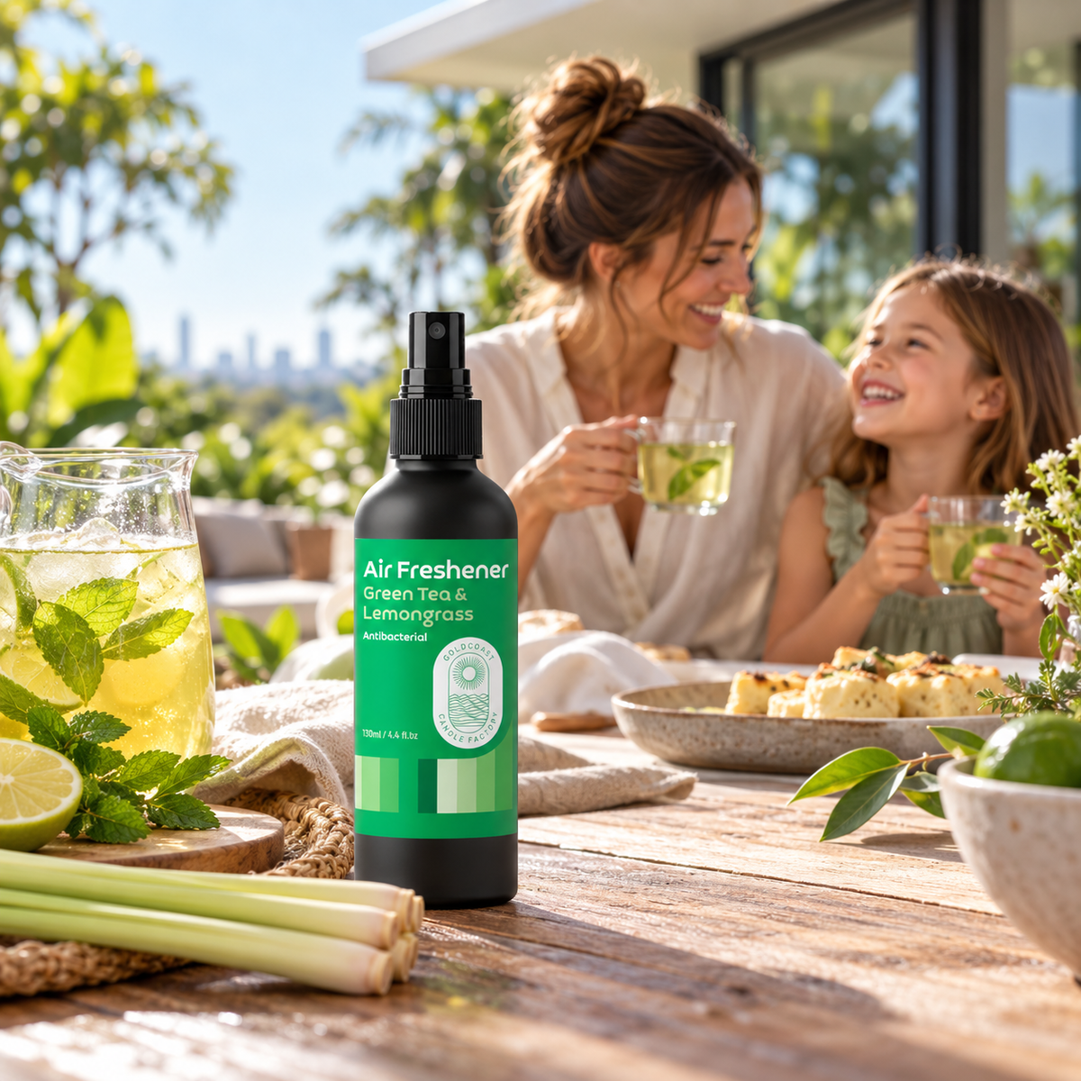 Green Tea & Lemongrass Air Freshener 130ml NEW