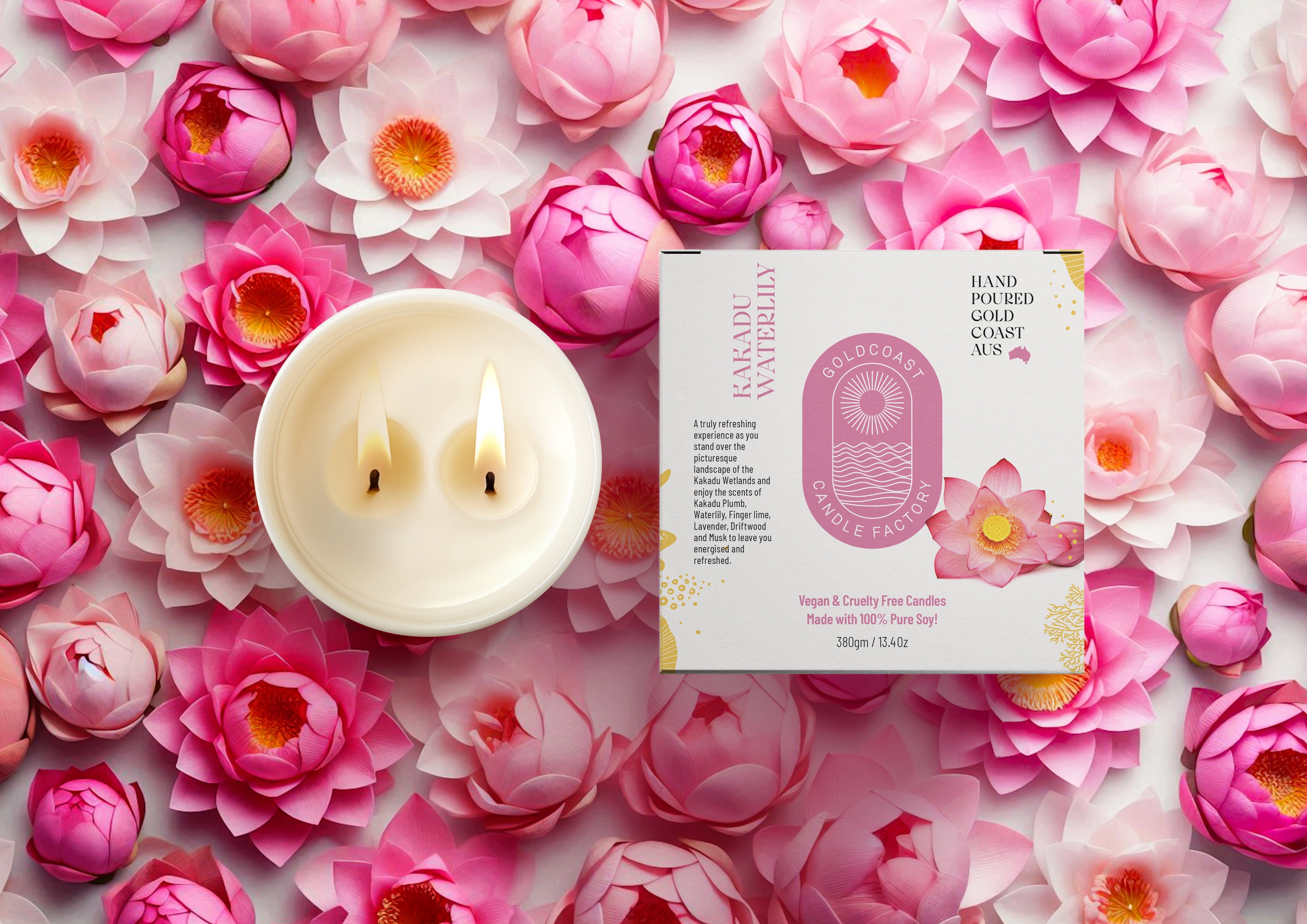 Kakadu Waterlily Candle 380g