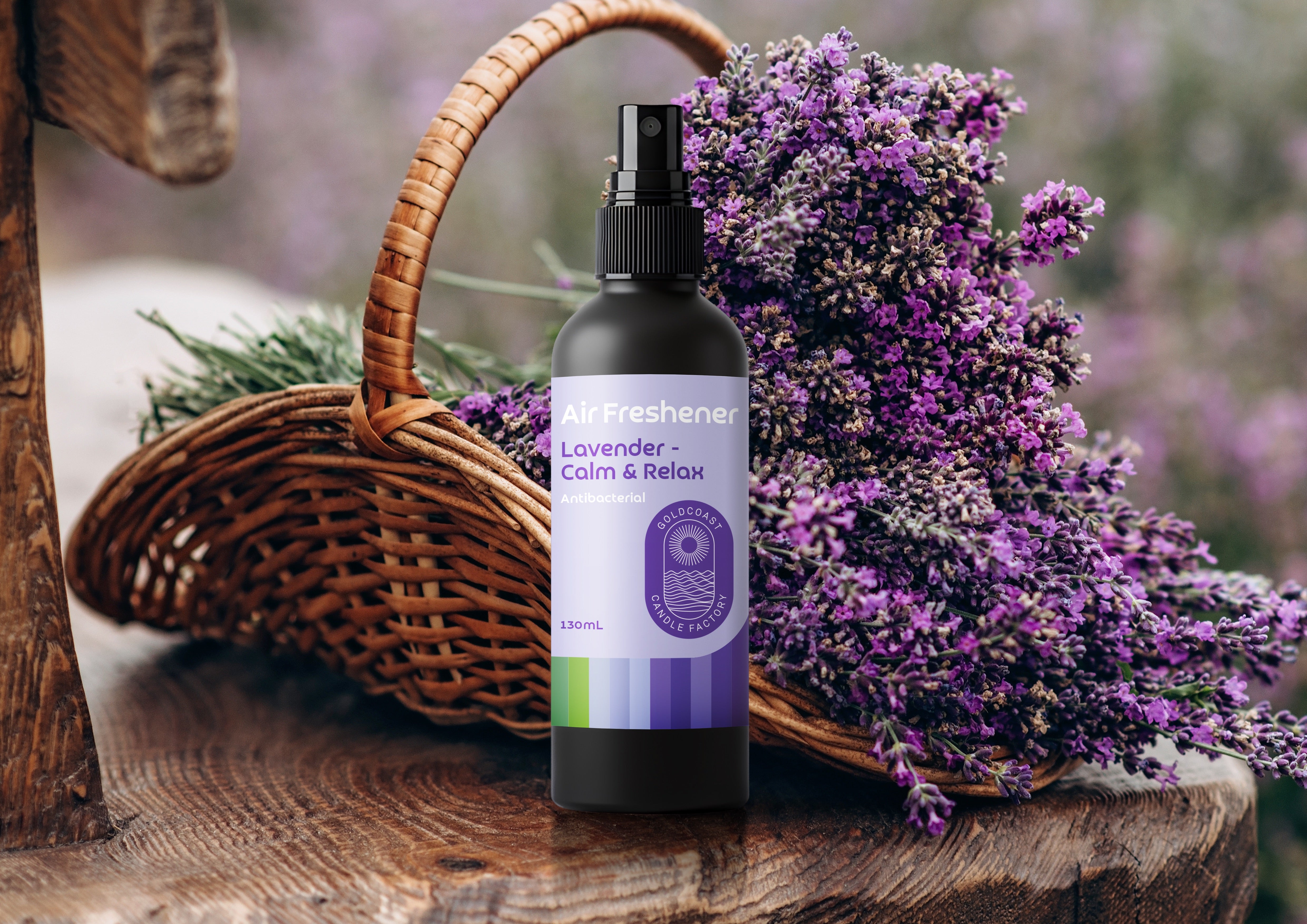 Lavender Air Freshener 130ml - Fragrance Derived from Pure Essential Oil