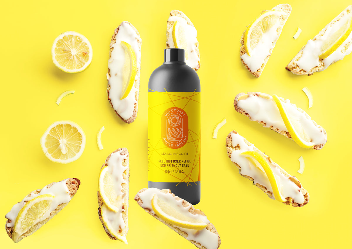 Lemon Biscotti Diffuser Refill 130ml NEW