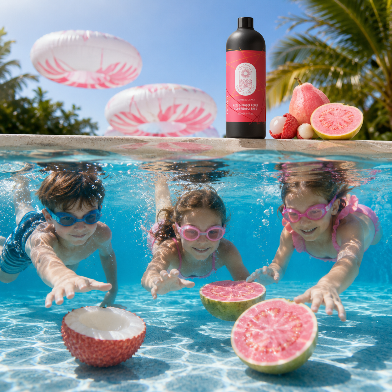Lychee & Guava Reed Diffuser Refill 130ml