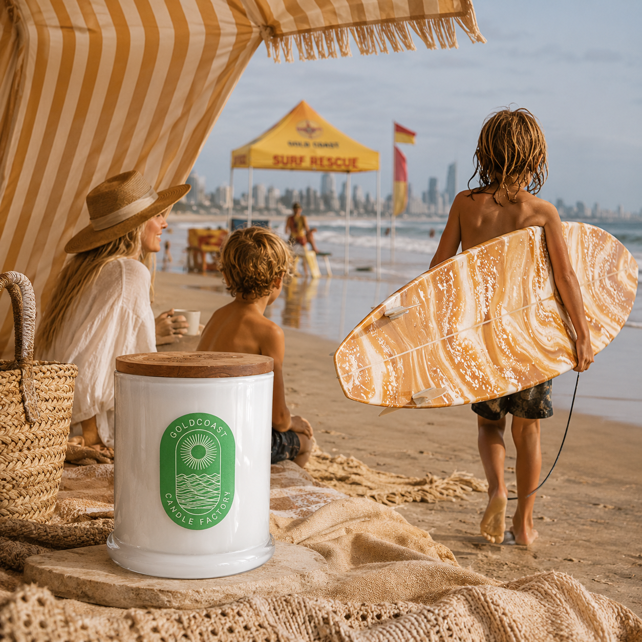 Salted Caramel Ice Cream | 380g Pure Soy Candle