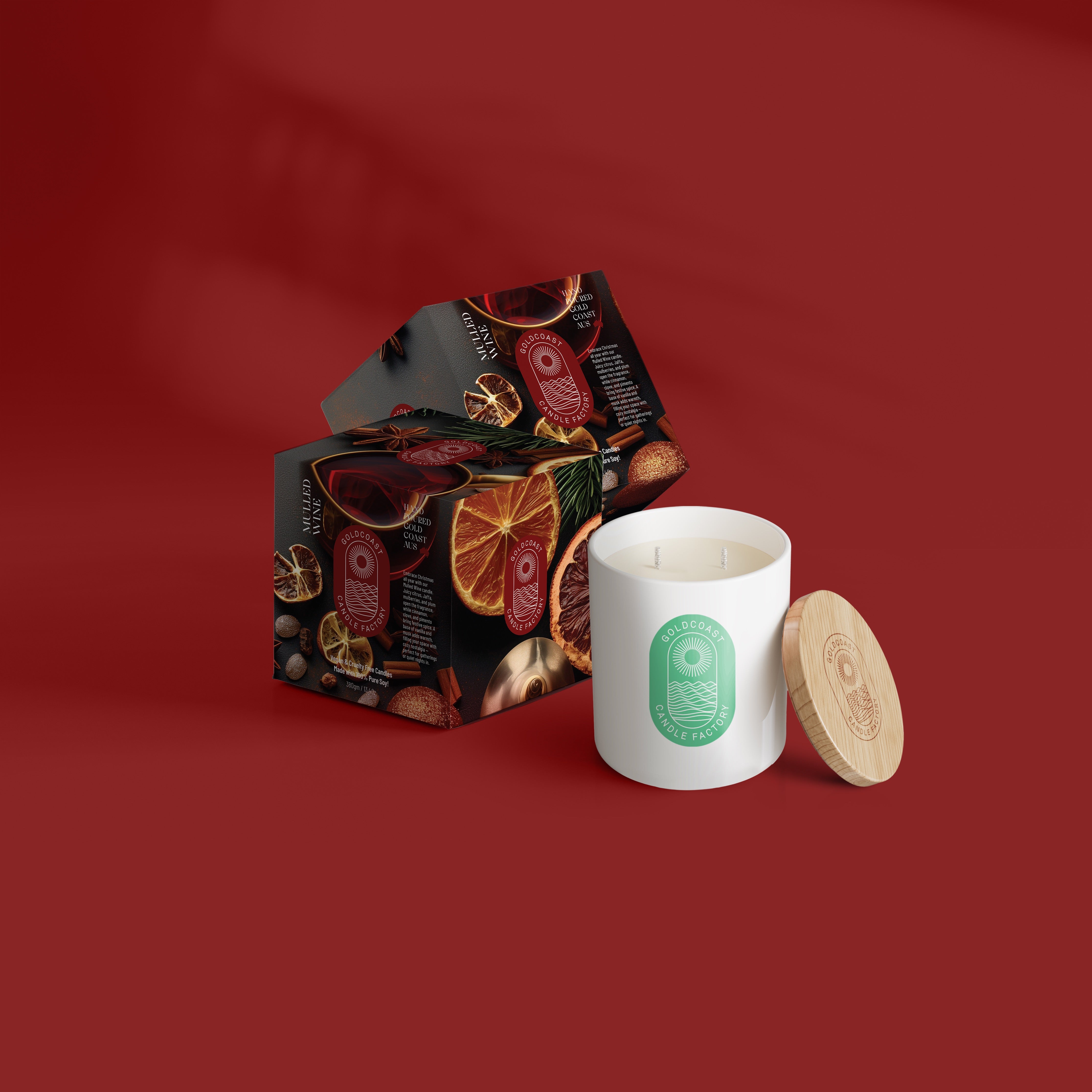 Mulled Wine Signature | 380g Pure Soy Candle |🎄 CHRISTMAS LIMITED EDITION