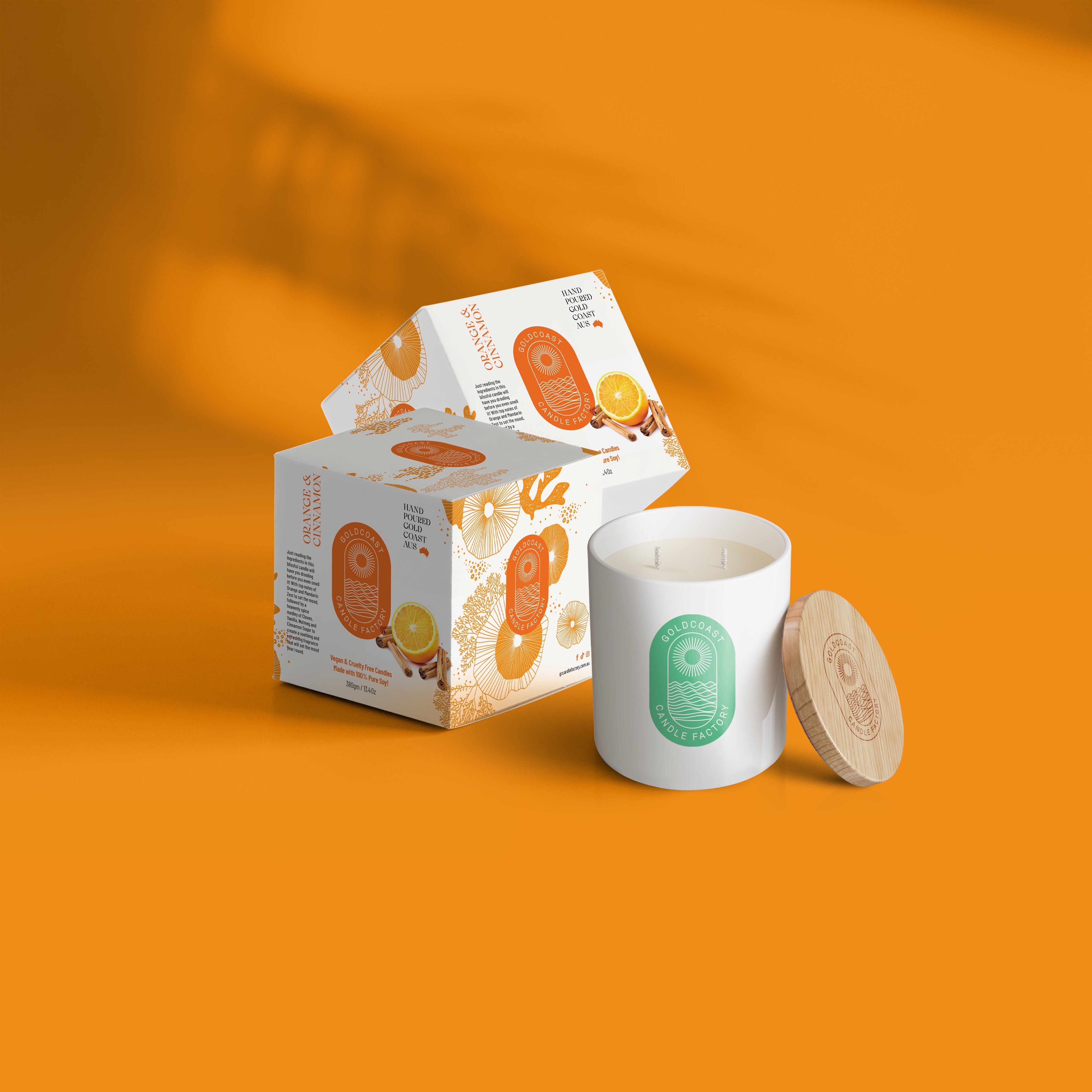 Orange-Cinnamon Candle 380g