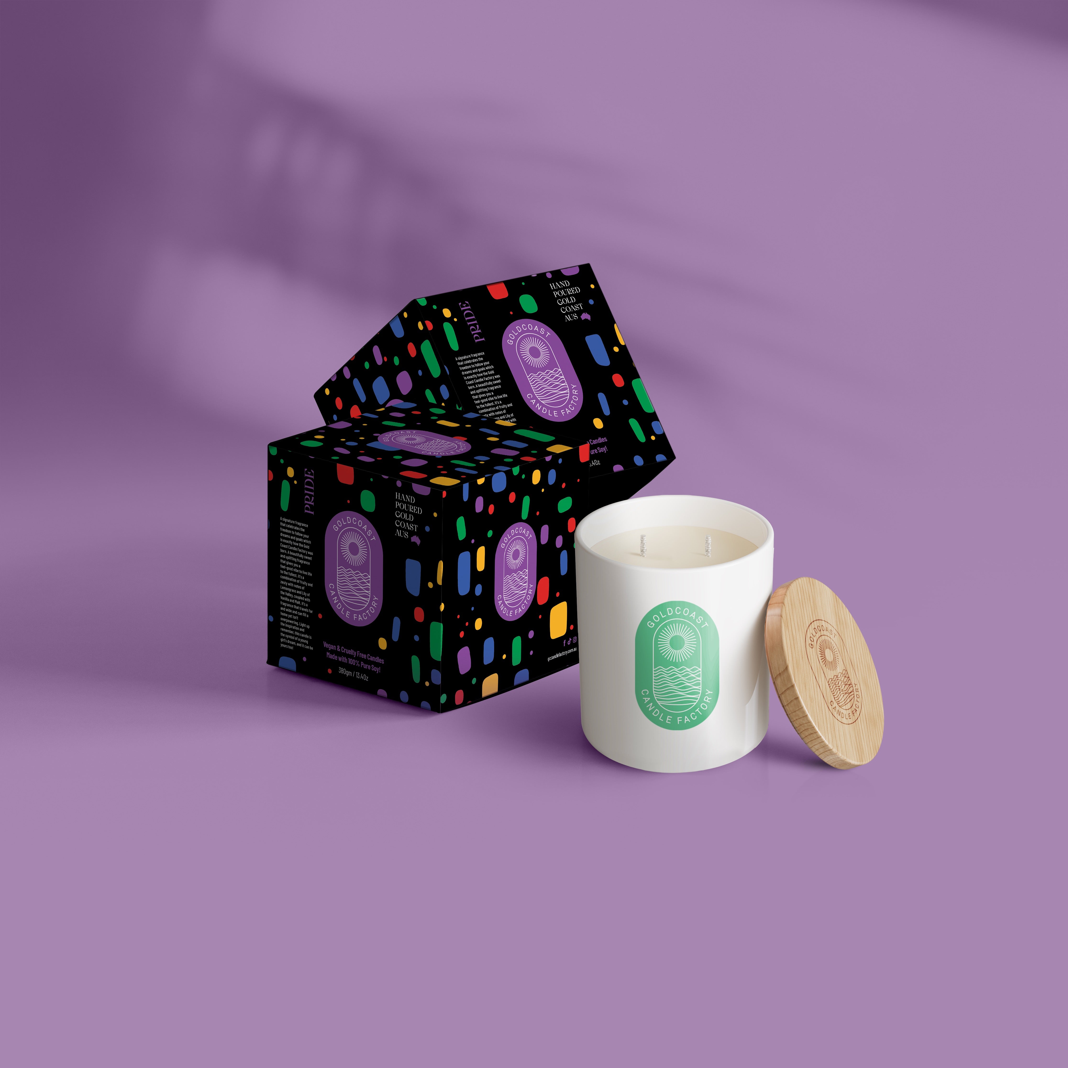 Pride Candle 380g (Fruit Loops)