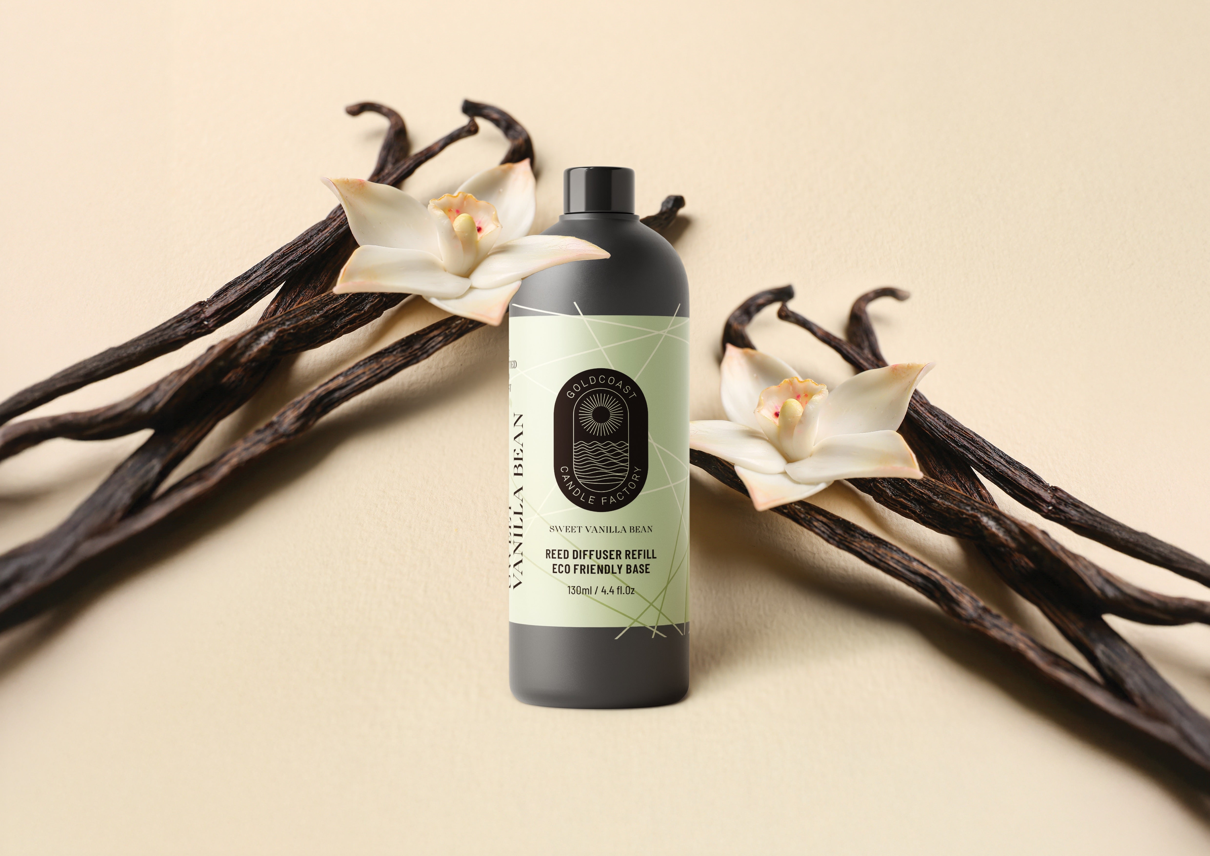 Sweet Vanilla Bean Reed Diffuser Refill 130ml