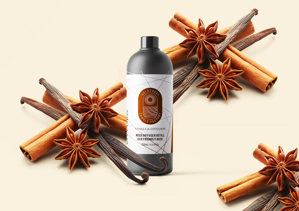 Vanilla Cinnamon Diffuser Refill 130ml NEW
