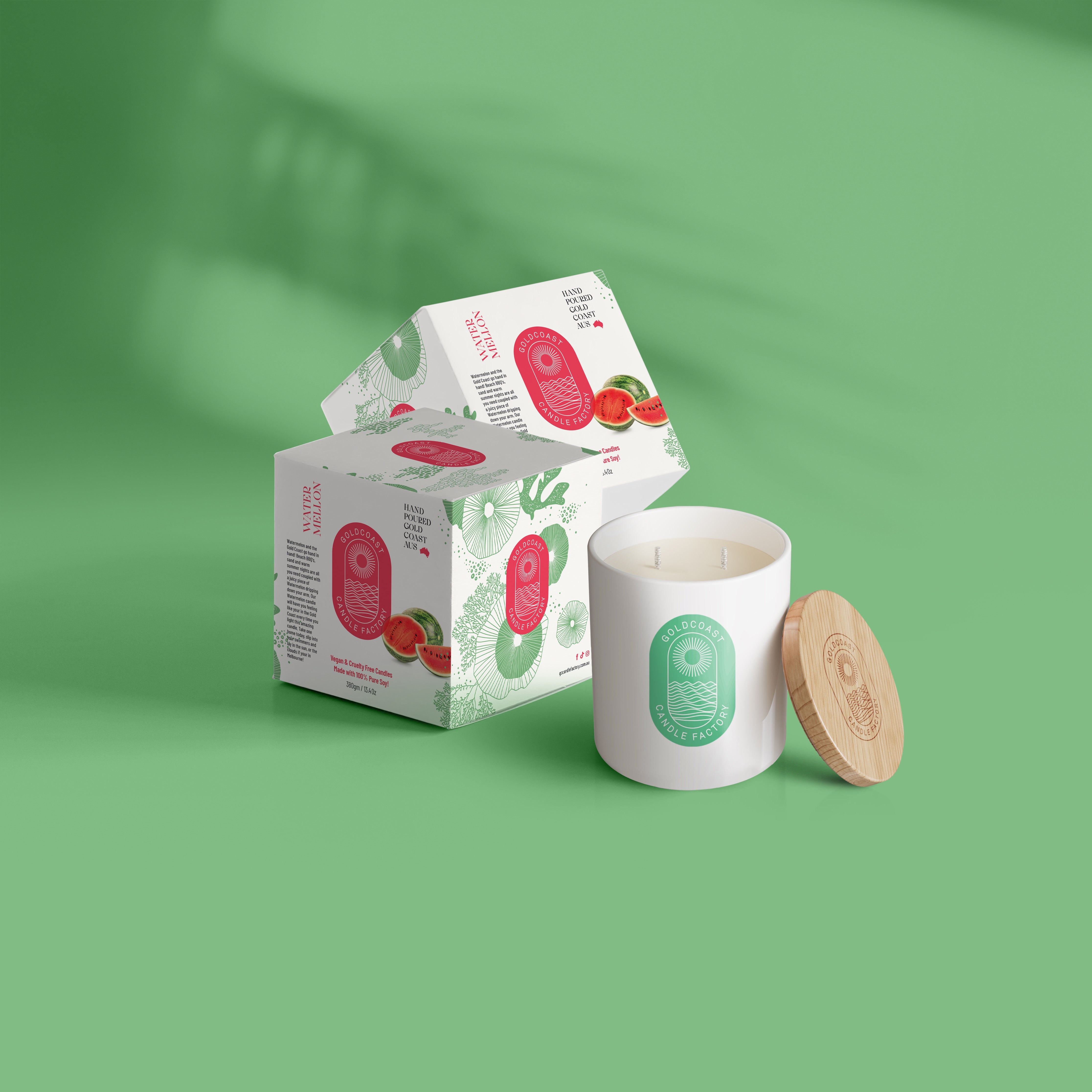 Watermelon | 380g Pure Soy Candle