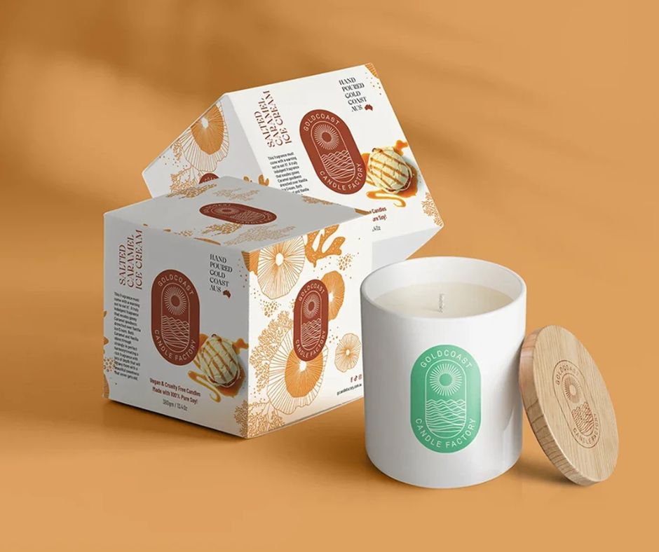 Salted Caramel Ice Cream Candle 380g